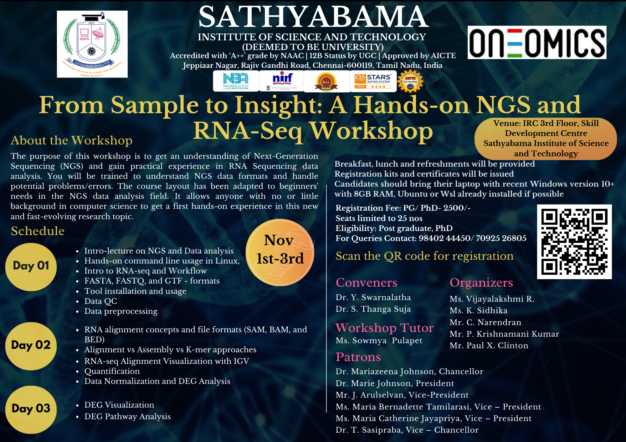 From Sample to Insight: A Hands-on NGS and RNA-Seq Workshop 2023